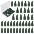 Bullet Fishing Sinker Weights 40pcs Fishing Worm Weights Slip Sinkers Painted Flipping Fishing Weights for Bass Fishing Texas Rigs Saltwater Freshwater Fishing Tackle