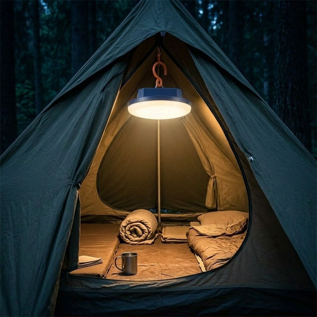 SAGESEE Camping Lights Portable Camping Lantern Rechargeable 4800mAh Power Bank LED Tent Light 1500 Lumen Outdoor Work Light with Magnet for Emergency Power Cuts Fishing Hiking and More